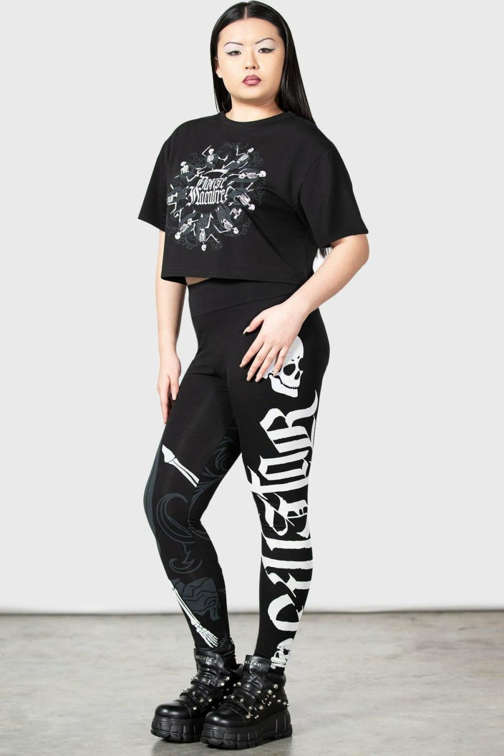 Bottoms | Danse Macabre Leggings – Womens Bottoms Black