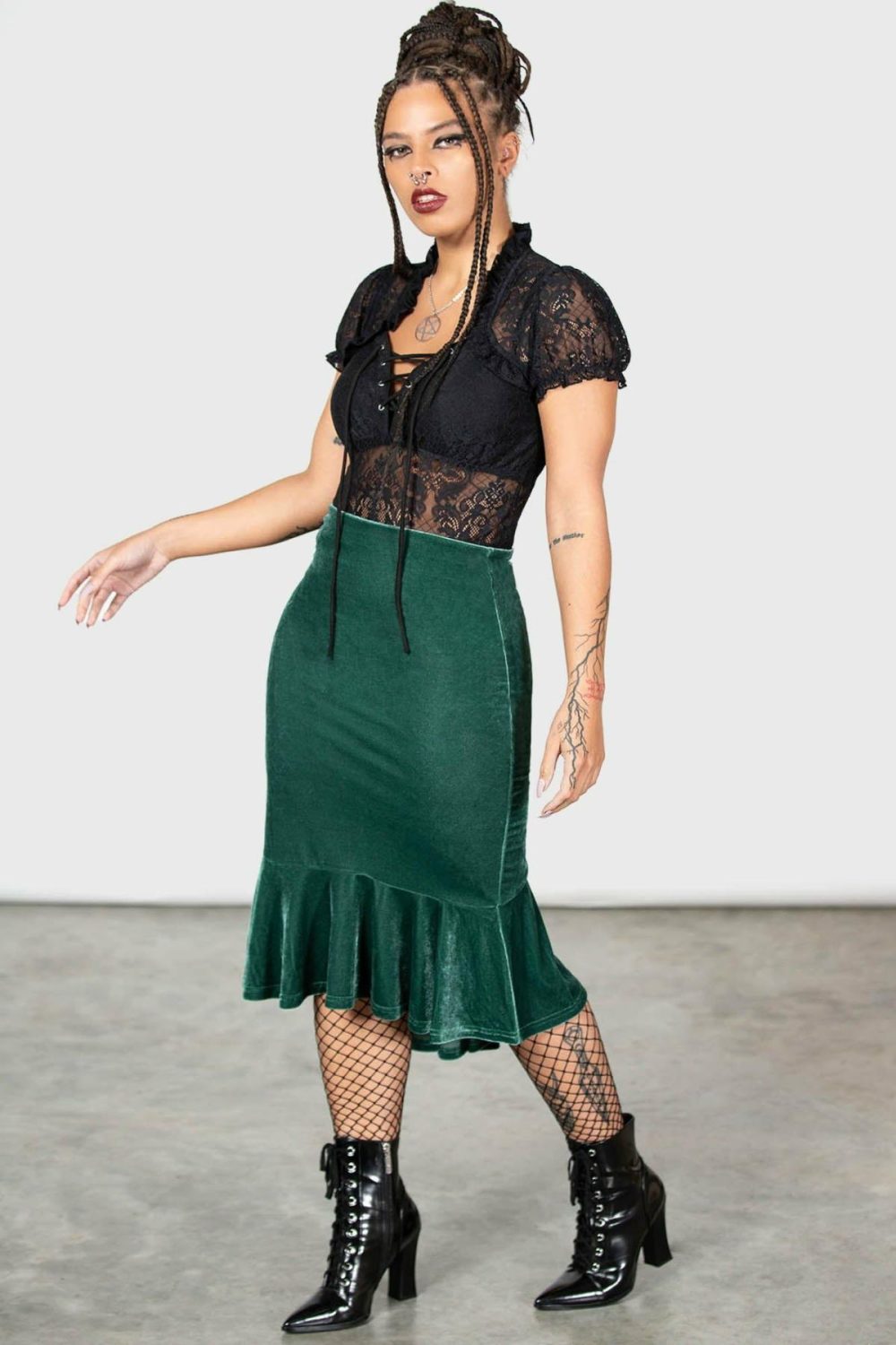 Bottoms | Drusilla Midi Skirt [GREEN] – Womens Bottoms Bottoms