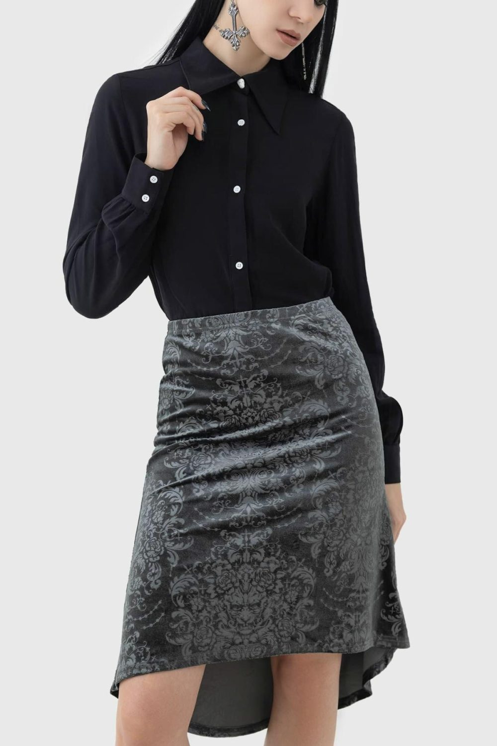 Bottoms | Haunted Lover Midi Skirt – Womens Bottoms Bottoms