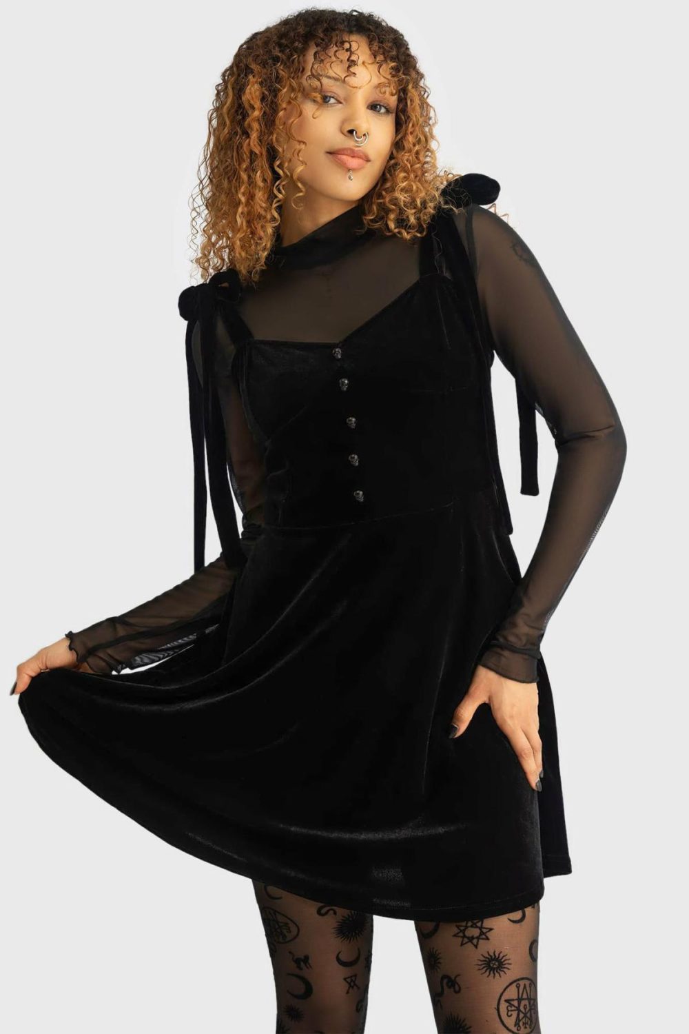 Bottoms | Illusionary Dress – Womens Bottoms Black