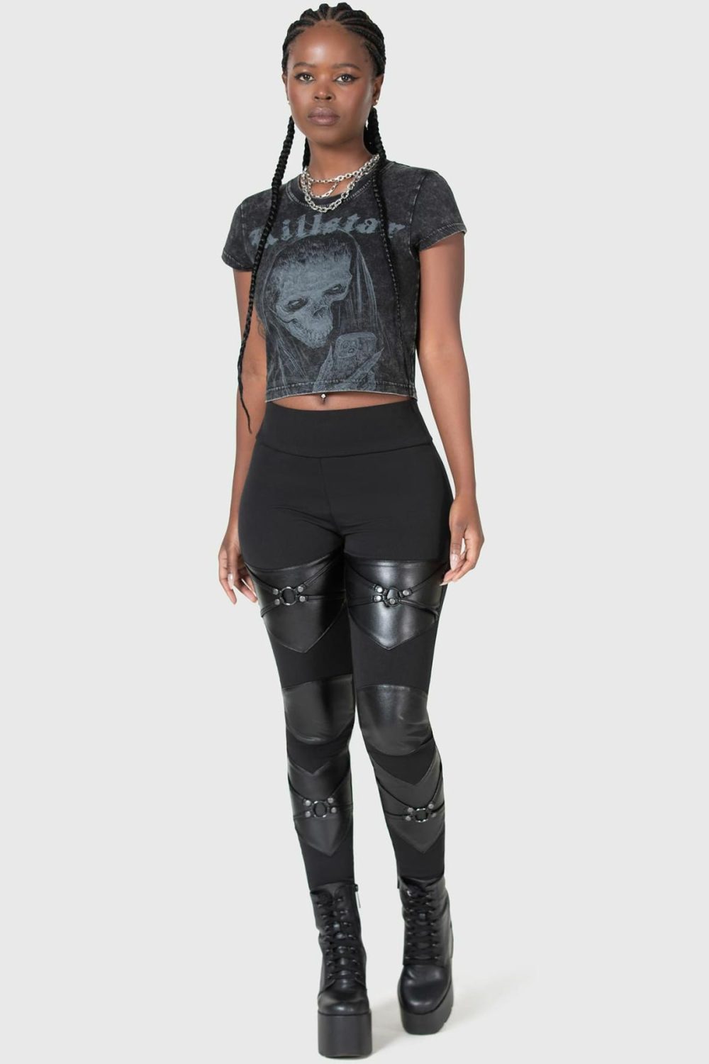 Bottoms | Night Demon Leggings – Womens Bottoms Black