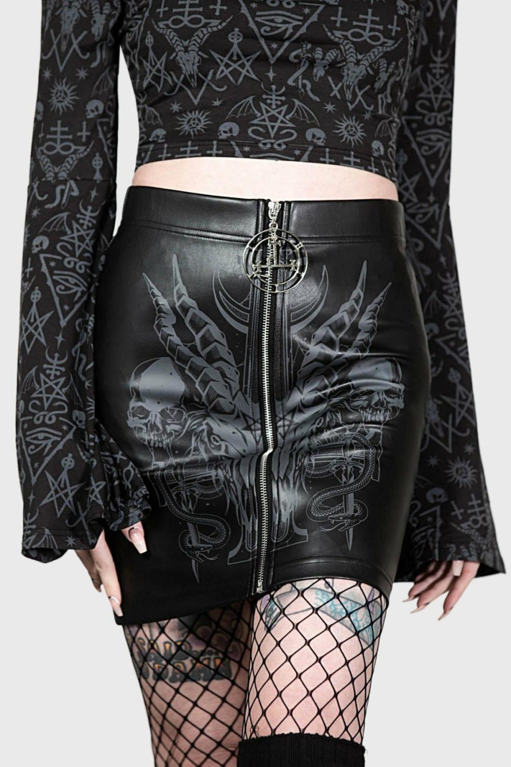 Bottoms | Scarlet Flame Mini Skirt – Womens Bottoms Black