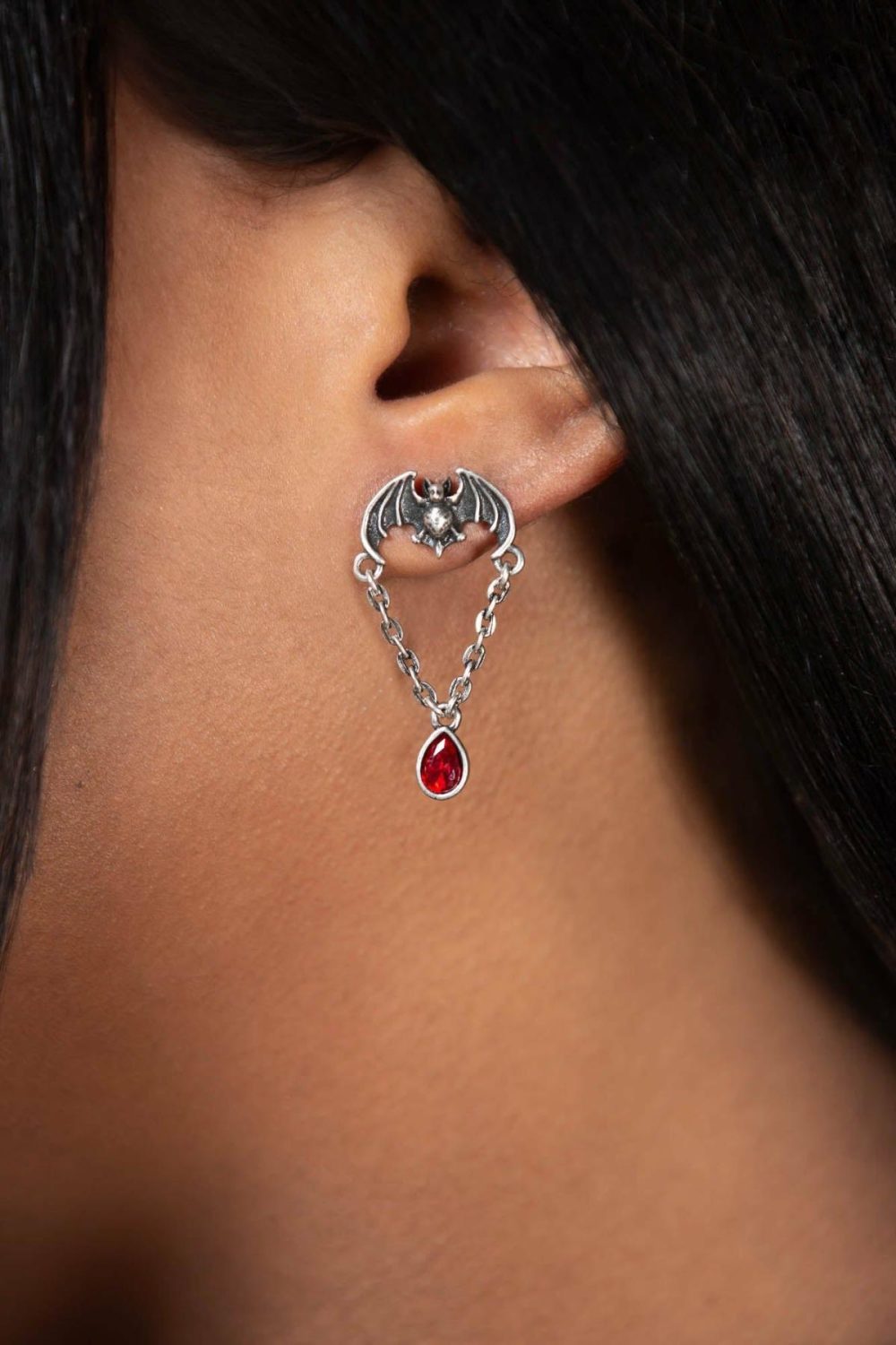 Earrings | Vamp Bat Earrings [RED] – Womens Earrings Earrings