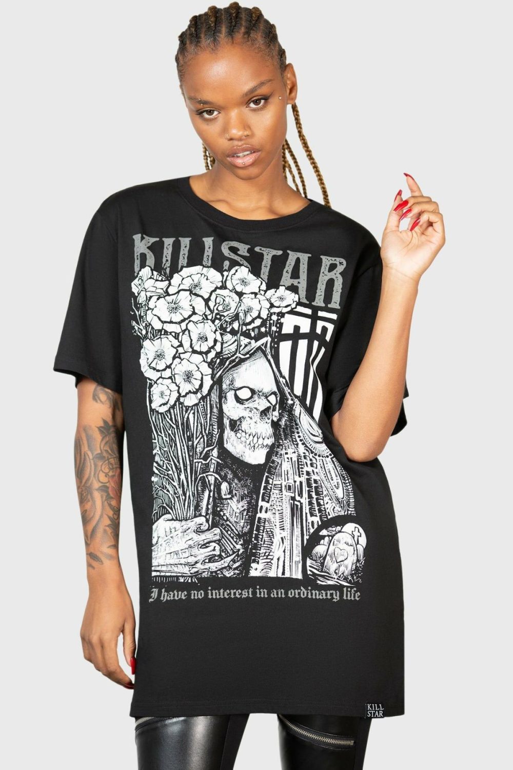 Graphic Tops | Afterdark T-Shirt – Womens/Mens Clothing Black