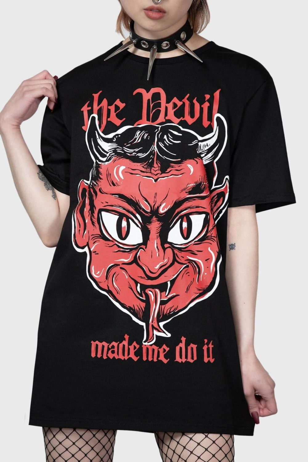 Graphic Tops | Devil Night T-Shirt – Womens/Mens Clothing Black