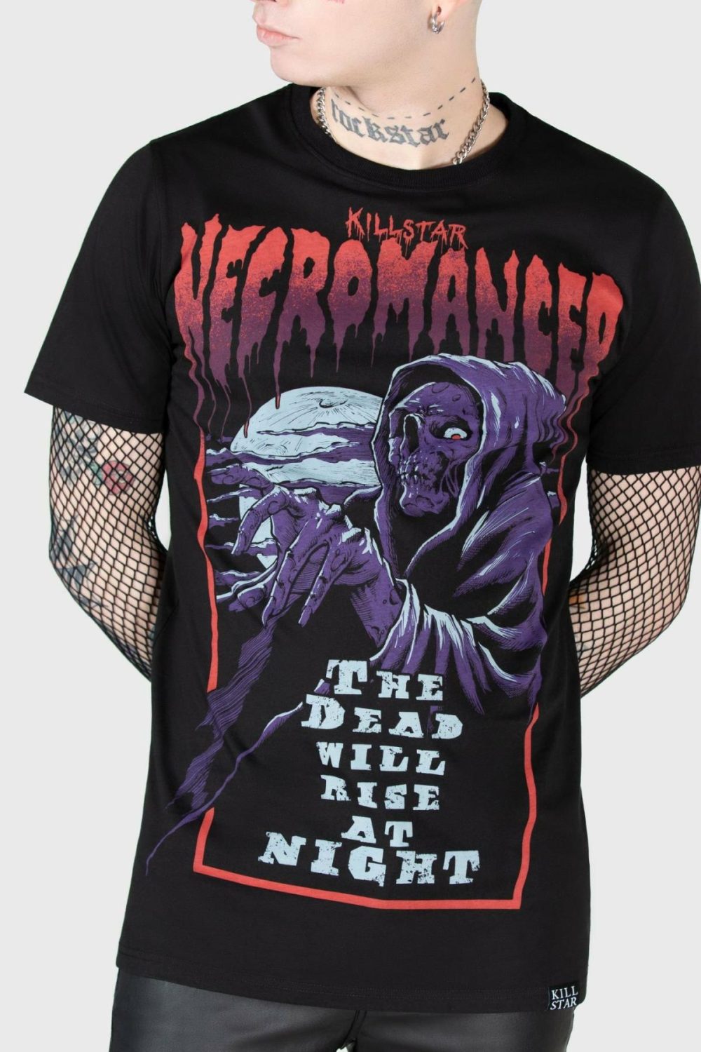 Graphic Tops | Necromancer T-Shirt – Womens/Mens Clothing Black