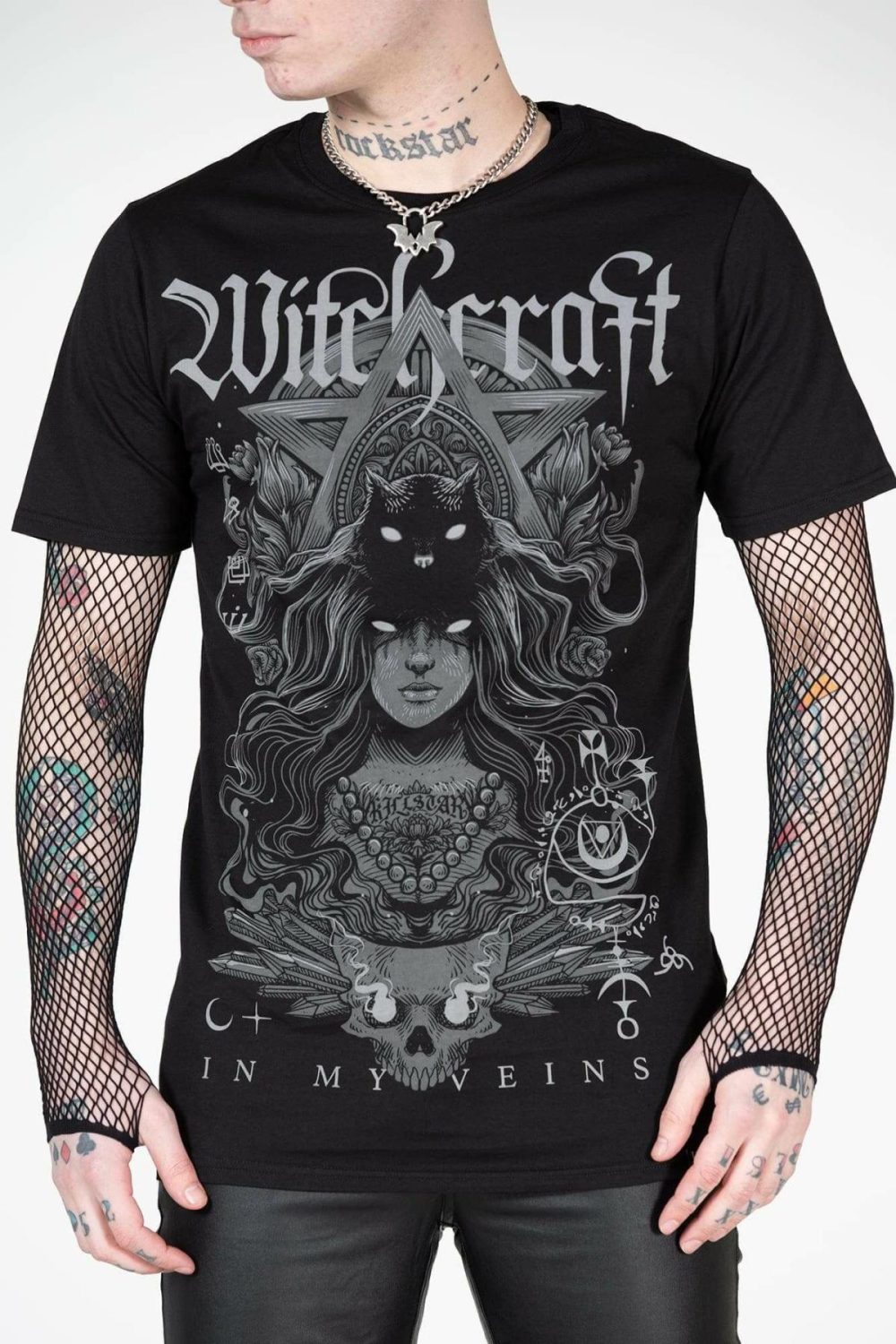 Graphic Tops | Witching T-Shirt – Mens Clothing Black