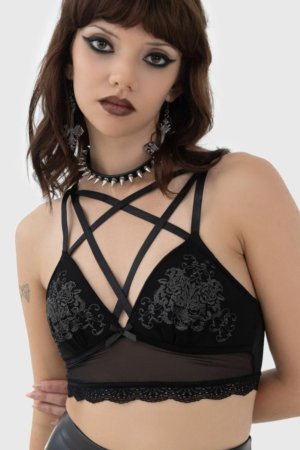 Intimates | Fiend Bralet – Womens Clothing Black