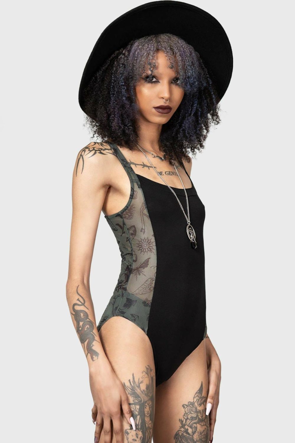 Intimates | Night Lichen Bodysuit – Womens Clothing Black