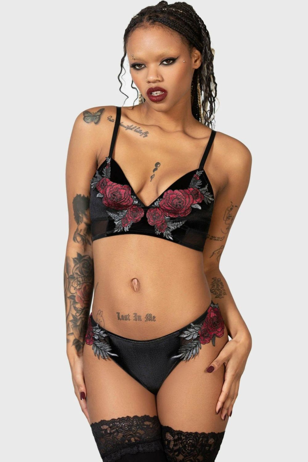 Intimates | Pandora’s Roses Panty – Womens Clothing Black