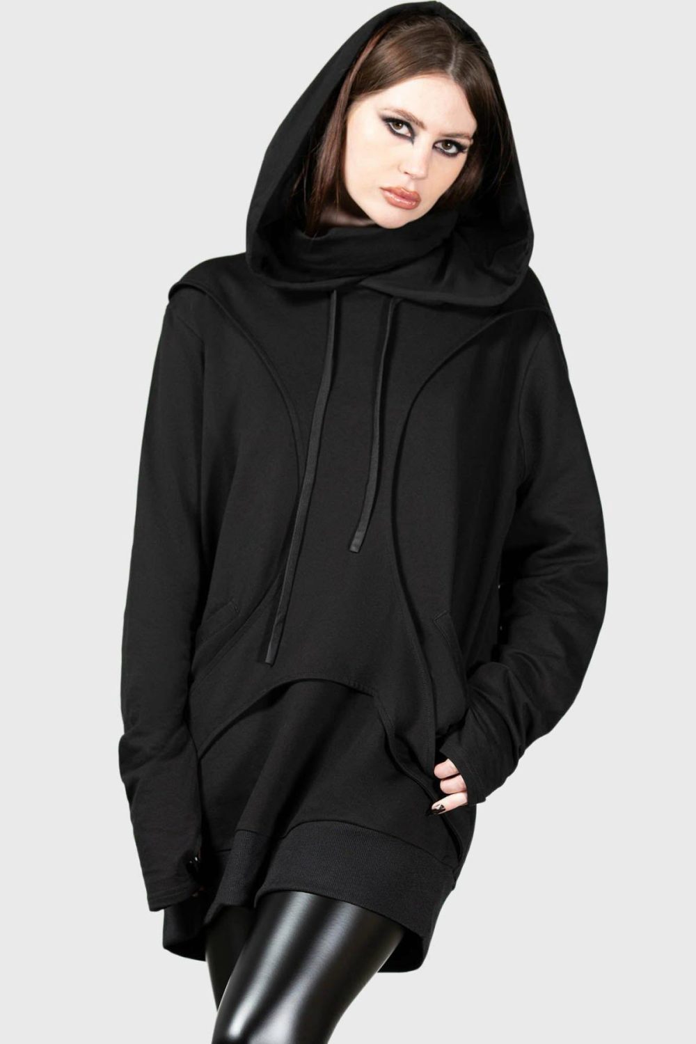 Outerwear | Grannus Hooded Top – Womens/Mens Clothing Black