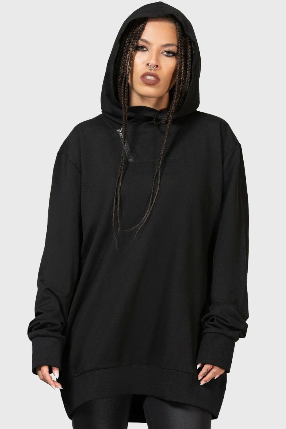 Outerwear | Nighttime Demise Hoodie – Womens/Mens Clothing Black