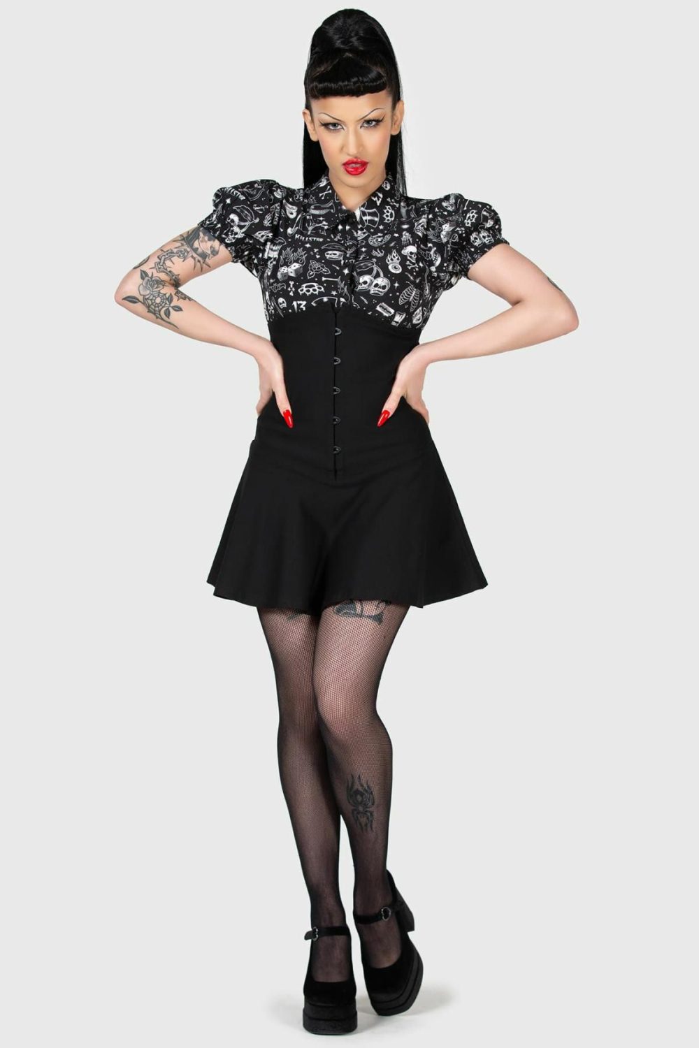 Skirts | Daddy-O Corset Mini Skirt – Womens Bottoms Black