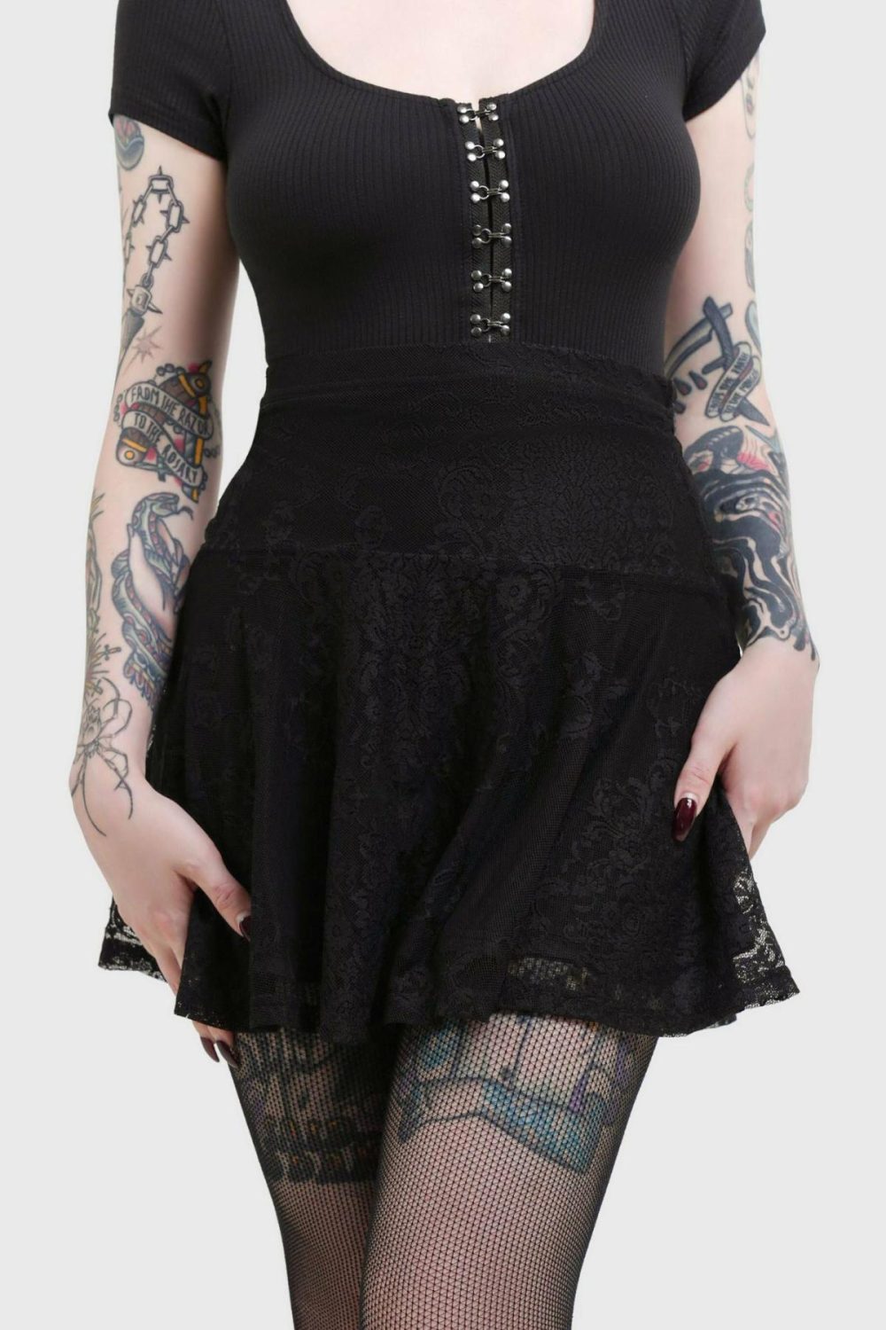 Skirts | Howling Child Mini Skirt – Womens Bottoms Black