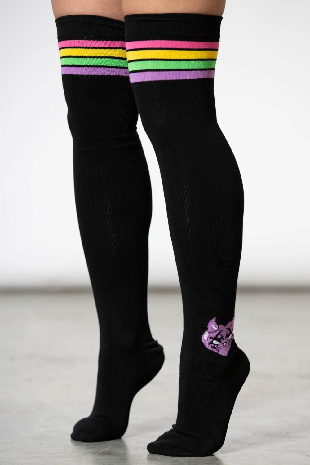 Socks & Tights | Fantasy Thigh-High Socks – Womens Accessories Black