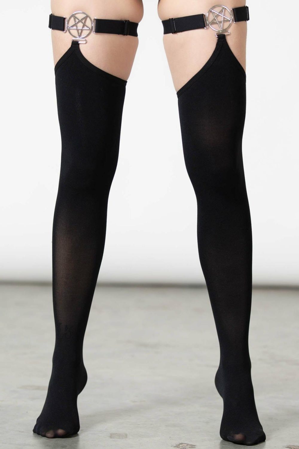 Socks & Tights | Fiendish Stockings – Womens Accessories Black