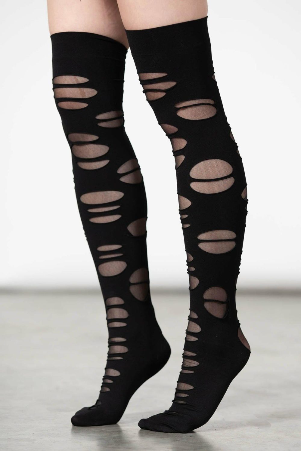 Socks & Tights | Laceration Socks – Womens Accessories Black