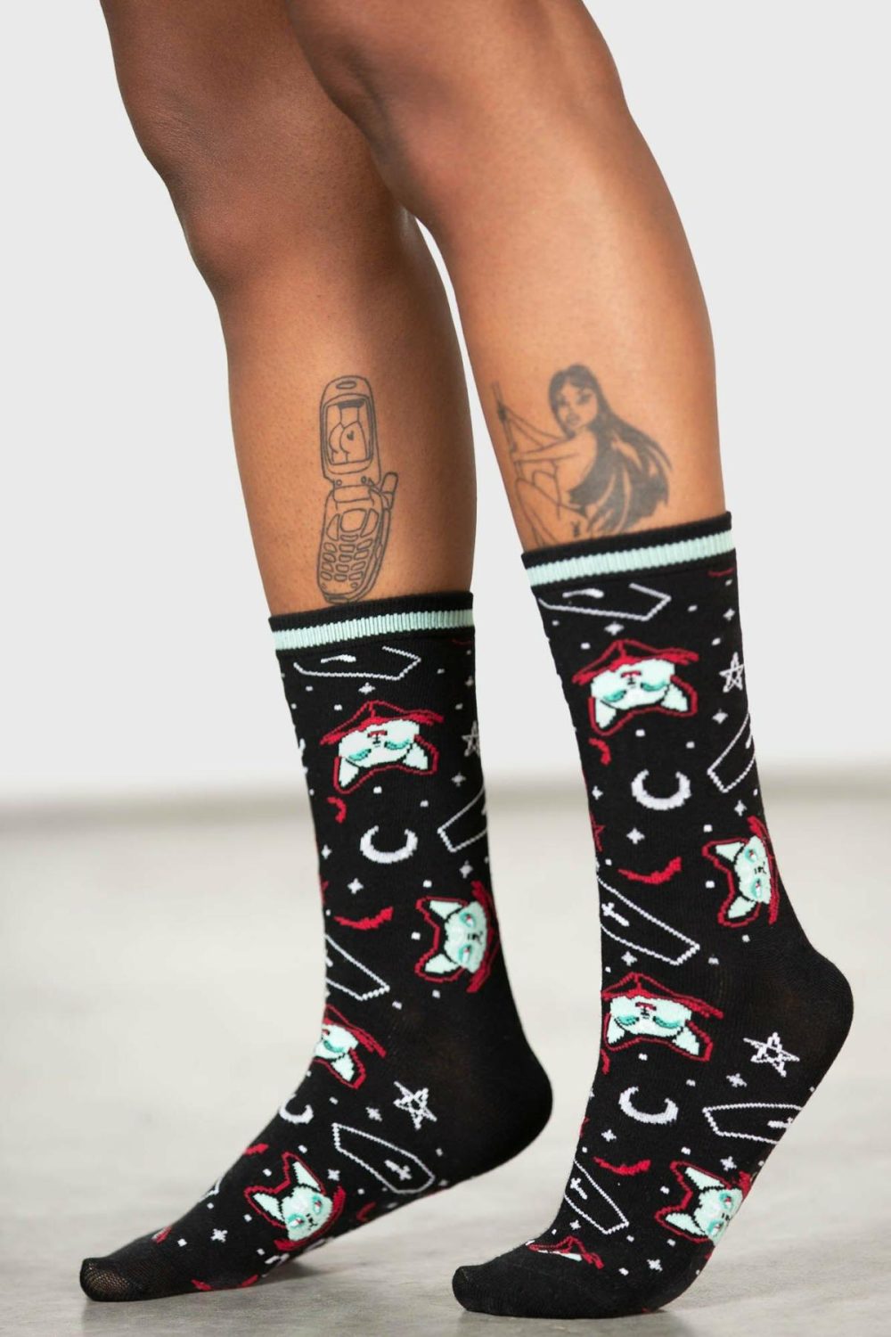 Socks & Tights | Lil Vampurr Ankle Socks – Womens Accessories Black