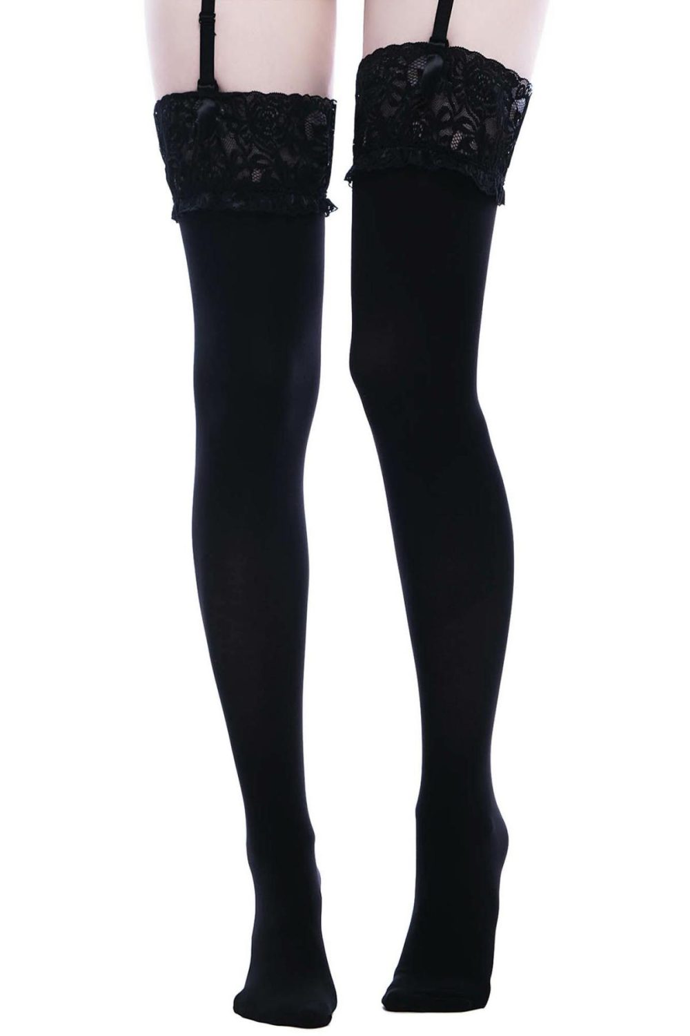 Socks & Tights | Stop Staring Thigh High Socks – Womens Accessories Black