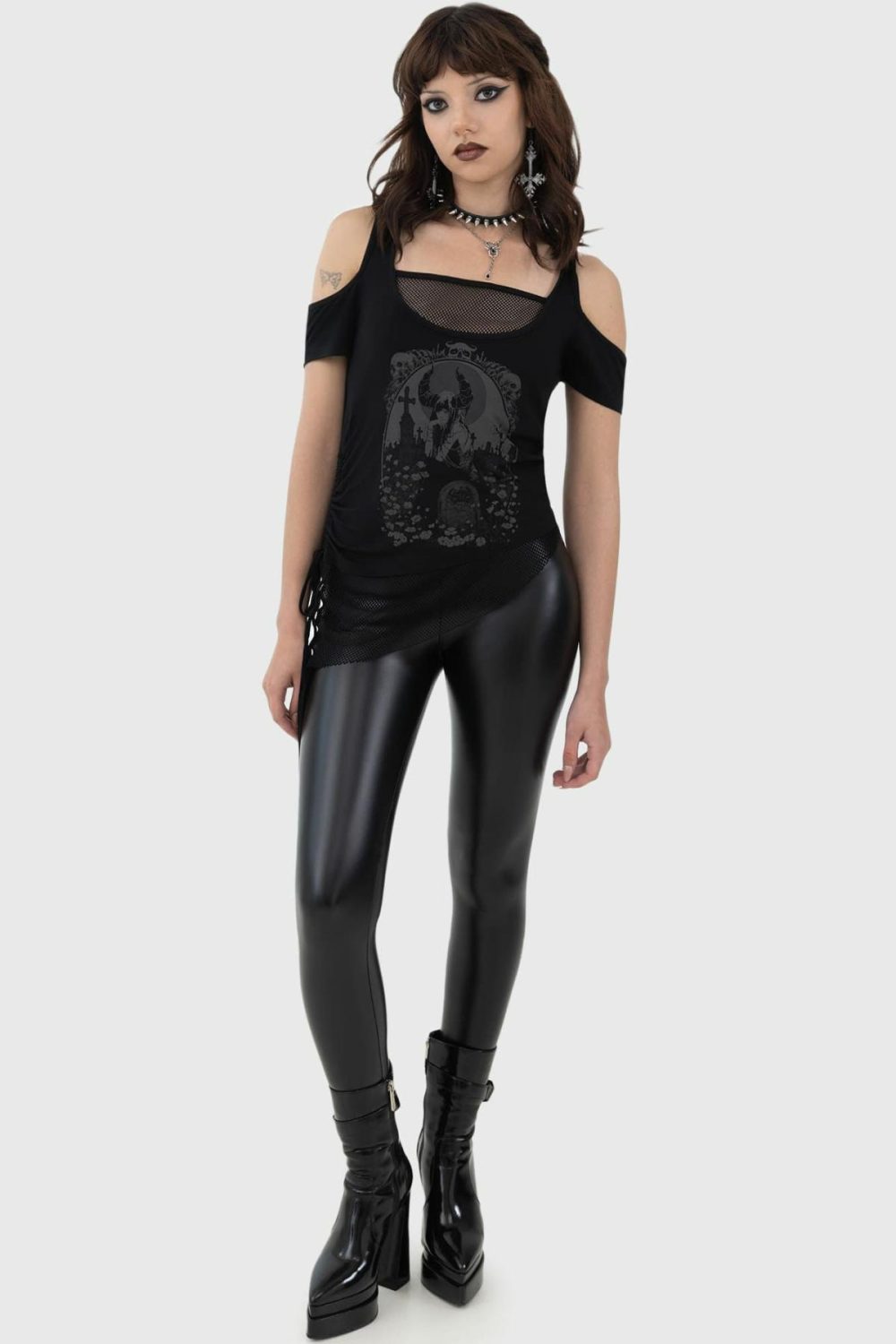 Tops | Graveyard Top – Womens Clothing Black