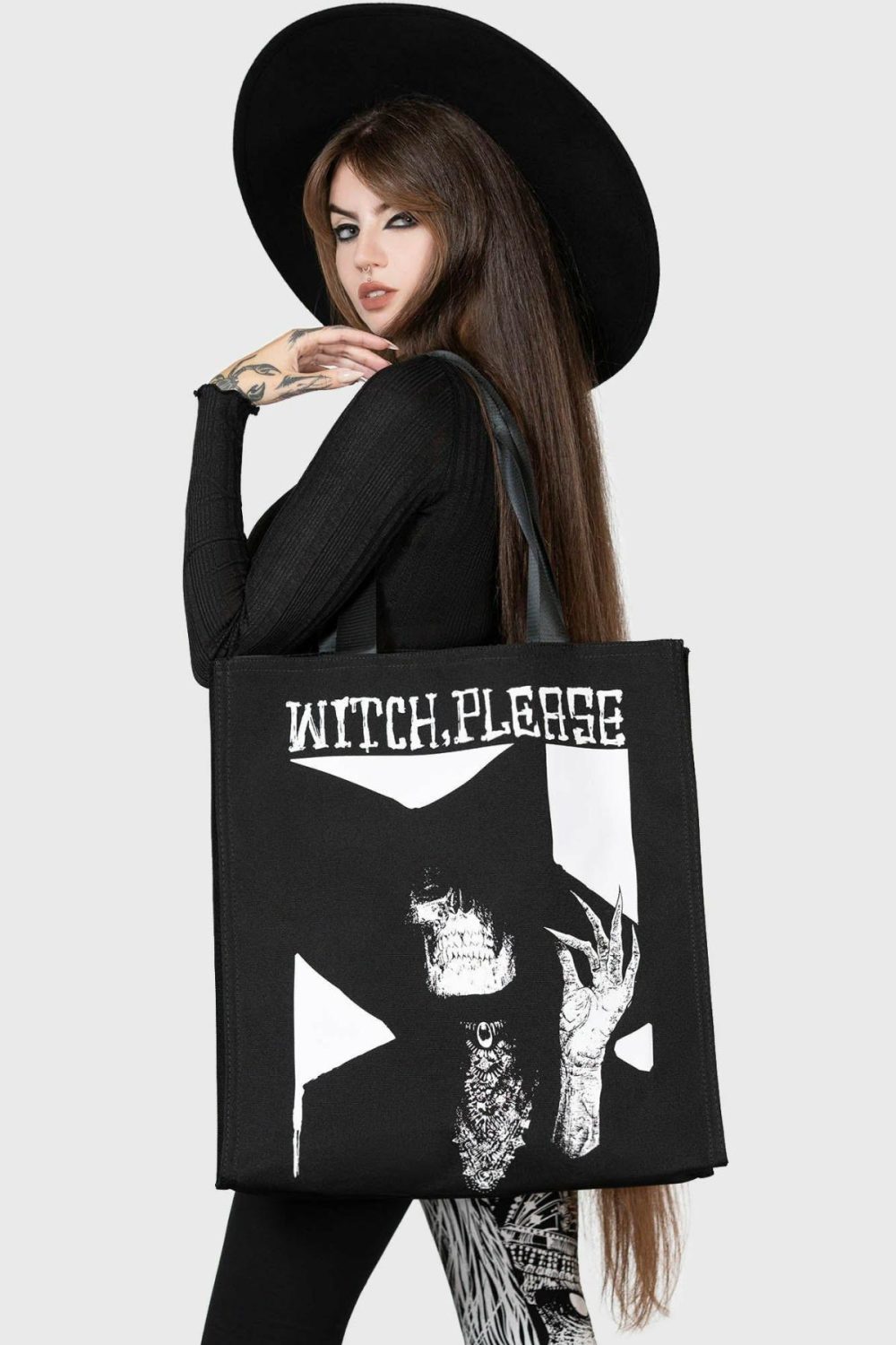 Tote Bags | Witching Hour Tote Bag – Womens Bags Black