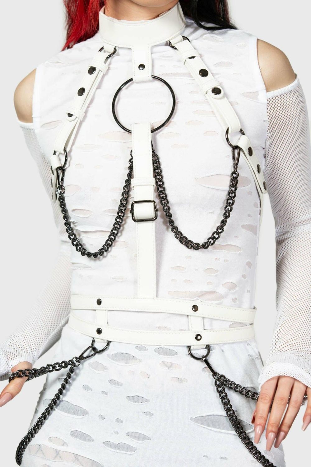 Harnesses & Belts | Baphomet Bones Harness – Womens Accessories Harnesses & Belts