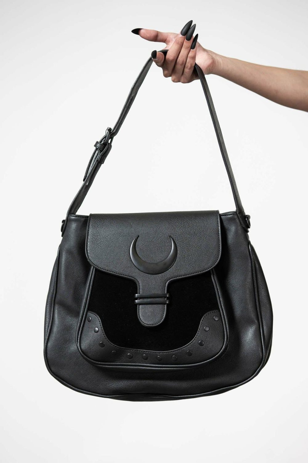 Travel Bags | Sacred Moon Satchel Bag – Womens Bags Black