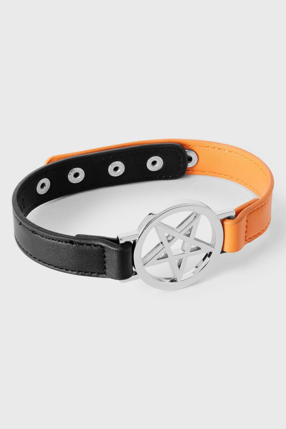 Chokers | Penta Half Choker [BLACK/ORANGE] – Womens Chokers Chokers